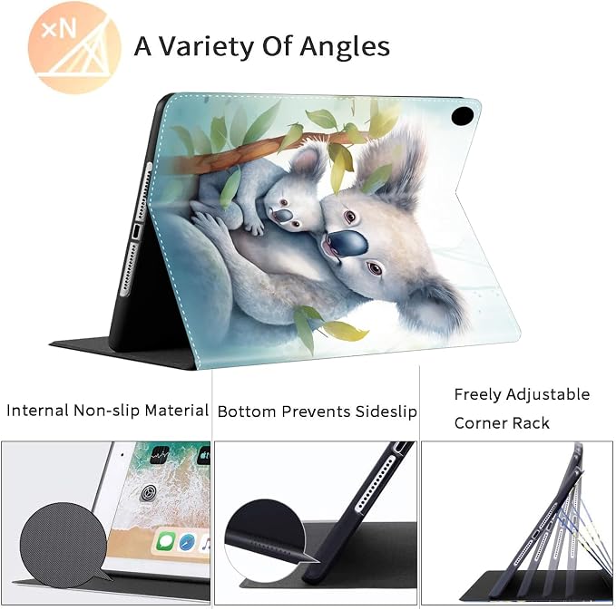 Case for iPad 11 inch (A16) 2025 for 10th Generation 10.9'' 2022 Durable Shockproof Protective Cover for iPad 11th/10 th Gen ，Blue Dragon