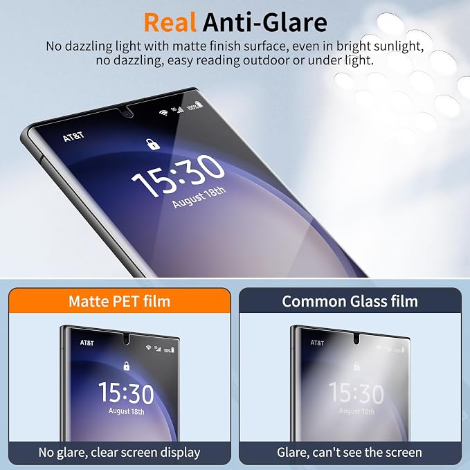 3 Pack Tempered Glass Privacy Screen Protector for iPhone 15 Pro Max 6.7 Inch Original Touch Sensitivity with Auto Alignment kit Bubble Free Case Friendly 9H Hardness