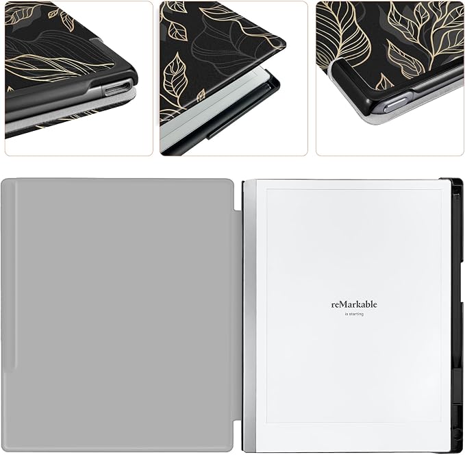 Case for Remarkable 2 Paper Tablet 10.3 2020 ReleasedLightweight and Hard Back Shell Protective Book Folio Cover with Built-in Pen HolderComes with Remarkable 2 Pen Tips.