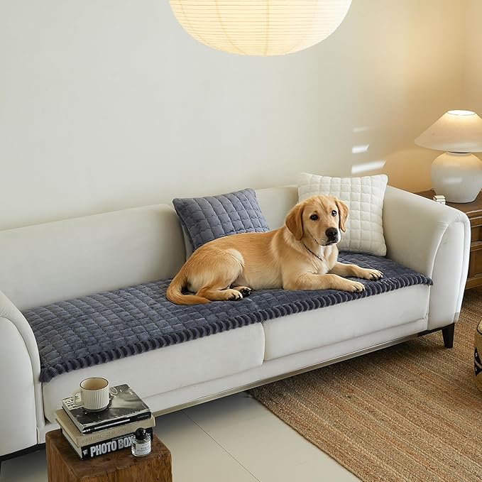 Couch Covers for 3 Cushion Couch Sofa Pet Friendly,Non-Slip Sofa Cover Washable
