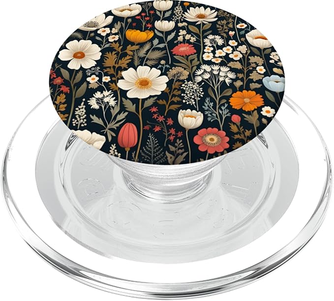 Mixed Flower Bouquet Floral Pattern Wildflowers PopSockets PopGrip for MagSafe