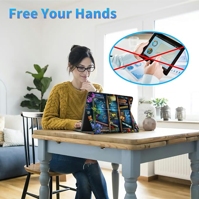 for Samsung Galaxy Tab A 8.4 2020 Model SM-T307 Kickstand Case PU Leather Multiple Viewing Angles Stand Smart Cover with Auto Wake/Sleep for Galaxy Tab A 8.4 2 Roses
