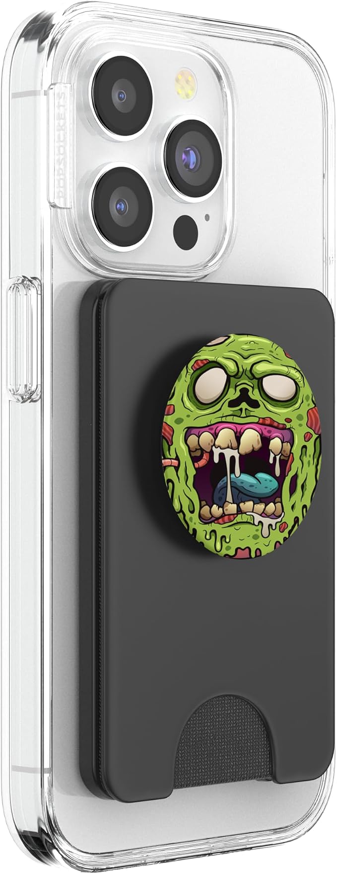 Slimey Horror Movie Zombie Face PopSockets PopGrip: Swappable Grip for Phones &amp Tablets PopSockets Adhesive PopGrip