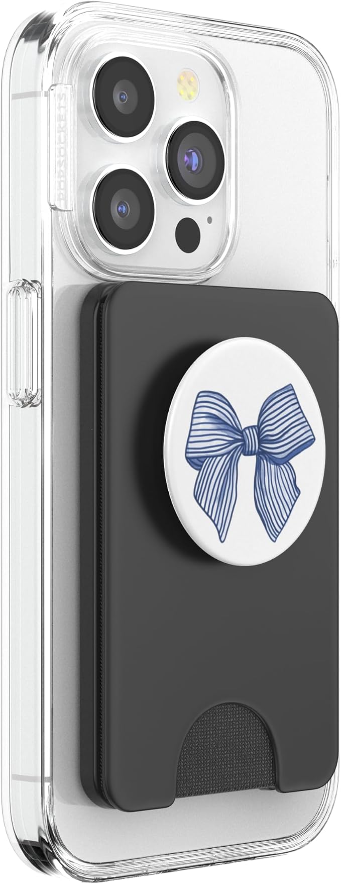 Coquette Blue Bow PopSockets PopGrip for MagSafe