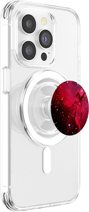 Red Black Space Nebula PopSockets Swappable PopGrip
