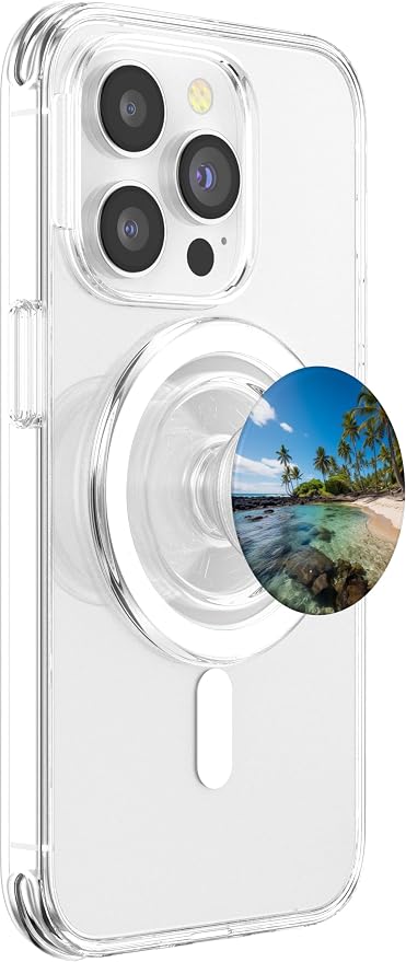 Cute Beach Themed Beach Scene PopSockets PopGrip for MagSafe