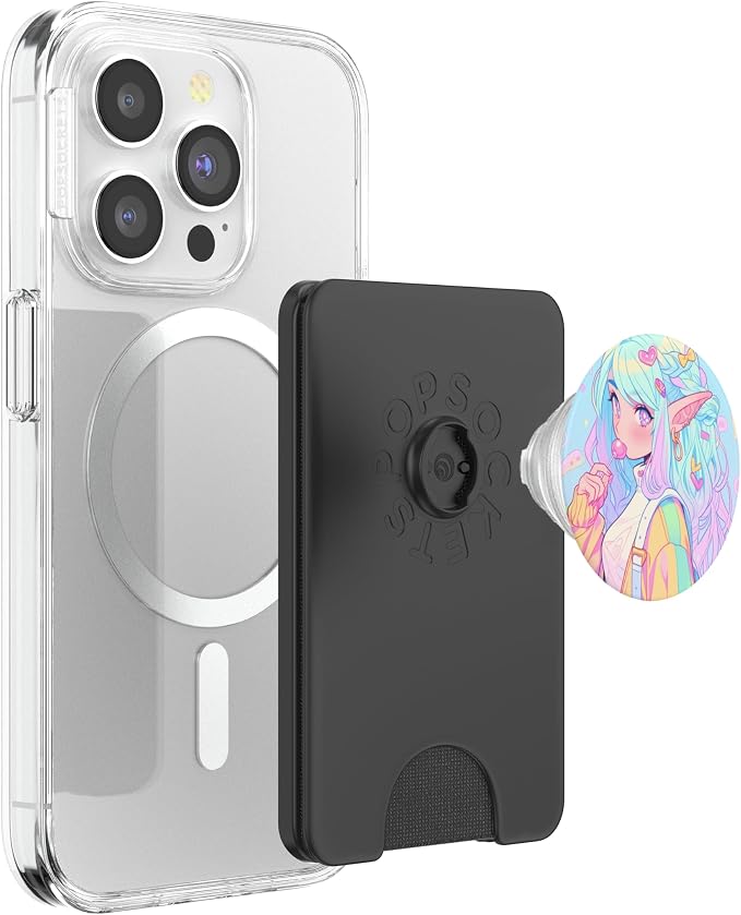 Anime Girl Pastel Kawaii Waifu Elves Girl PopSockets PopGrip for MagSafe