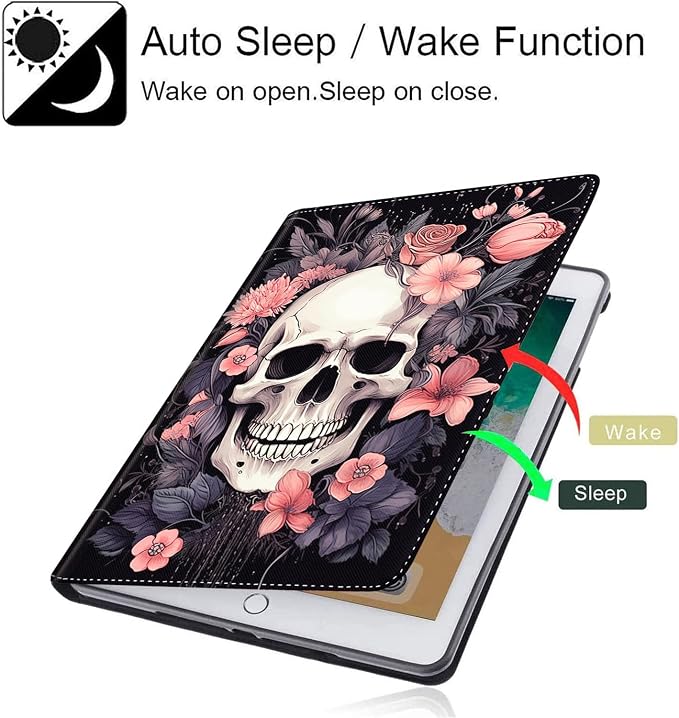 Case for Galaxy Tab A9 Plus ， Auto Sleep/Wake Multi-Angle Viewing Slim Folio Stand Cover for Samsung Galaxy Tab A9+/A9 Plus 11 Inch 2023 (SM-X210/X216/X218) Magic Mushrooms Fungus