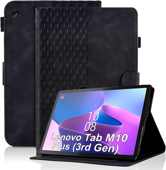 Case for Lenovo Tab M11/Tab K11 LTE 11 2024 Cover (Model:TB330FU) Magnetic PU Leather Folio Adjustable Stand Case Foldable Card Holder Multi-Angle Lenovo Tab M11Black