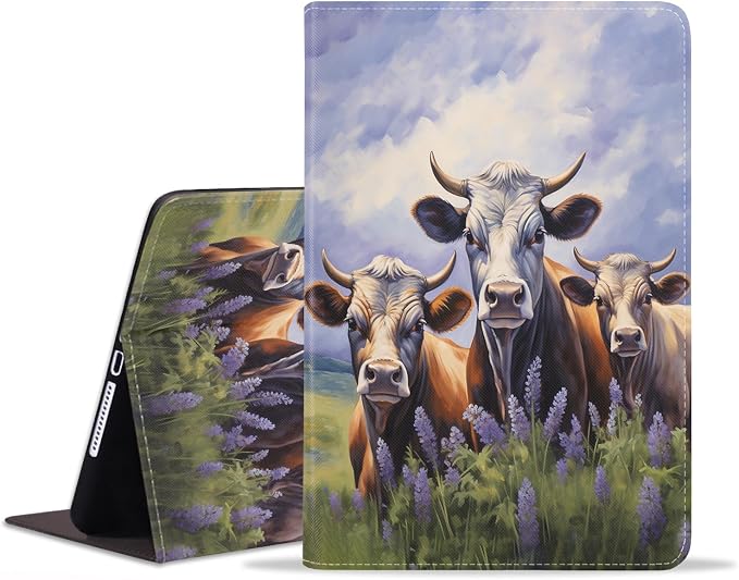Case for iPad (A16) 11th Generation 11 Inch 2025 iPad 10th Generation 10.9 Inch 2022 Protective Leather Case Adjustable Stand Auto Wake/Sleep Smart Case - African American Girl