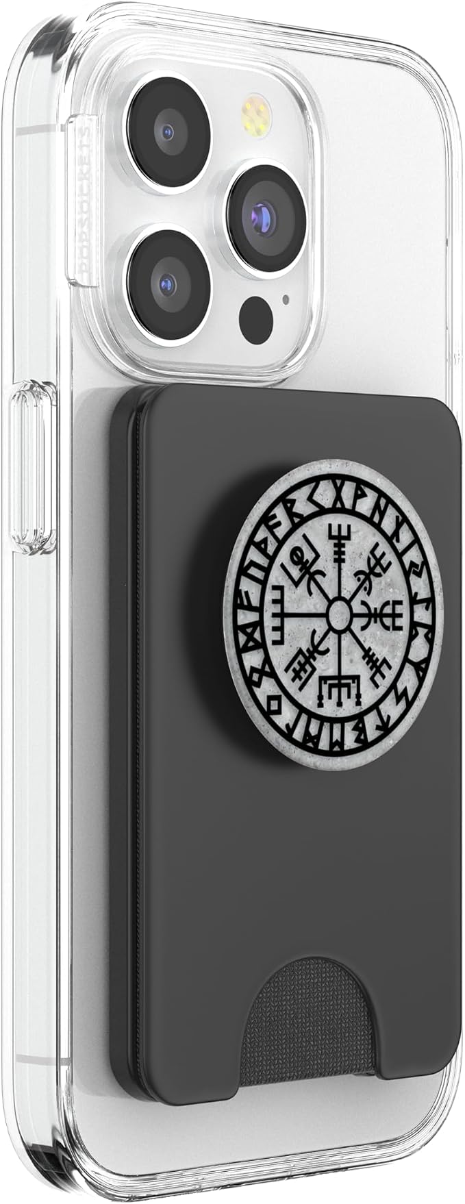 Vegvisir Viking Compass Rune Protection Symbol Celts Nordic PopSockets Adhesive PopGrip