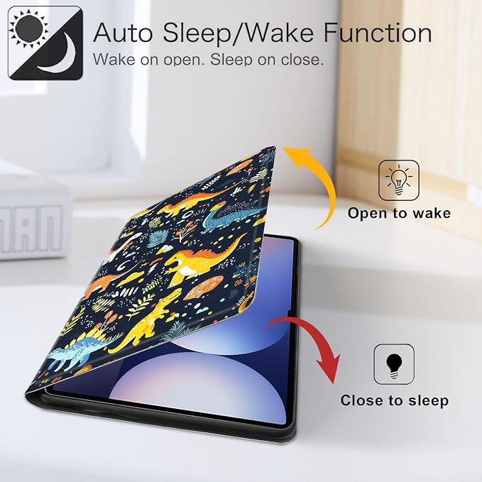 Case for Samsung Galaxy Tab A11 Plus 2026 &amp Galaxy Tab A9+ 11 Slim Smart Stand Cover with Auto Wake/Sleep Shockproof Protective Shell for Work &amp School Astronaut