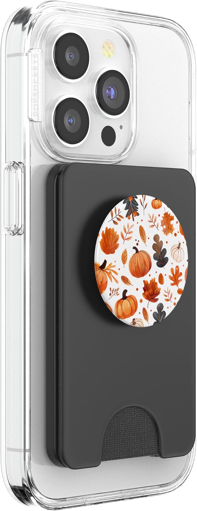 Fall Leaves and Pumpkins for Halloween and Thanksgiving PopSockets Adhesive PopGrip