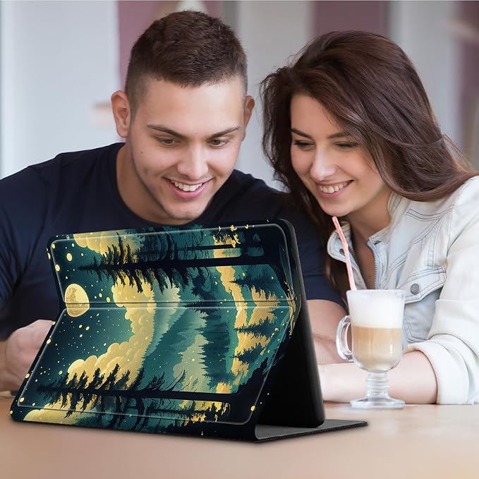 for 6 Kindle 2024 and 2022 (11th Generation) Case Slim Lightweight Smart Cover Case with Auto-Wake/Sleep for Kindle 2024Bald Eagle Flag