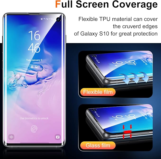 UniqueMe [2+2 Pack Compatible with Samsung Galaxy Note 20 Ultra 6.9 inch Soft TPU Screen Protector 【Not Glass】 and Camera Lens ProtectorHD Clarity [Case Friendly][Bubble Free] [Anti-slip tool]