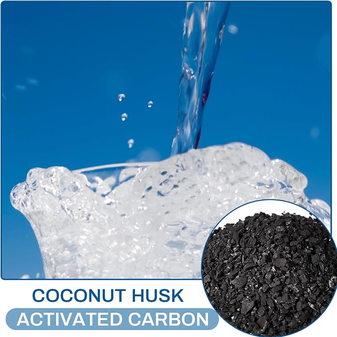 Timgle Bulk Water Air Filter Activated Charcoal Coconut Hull Granular Activated