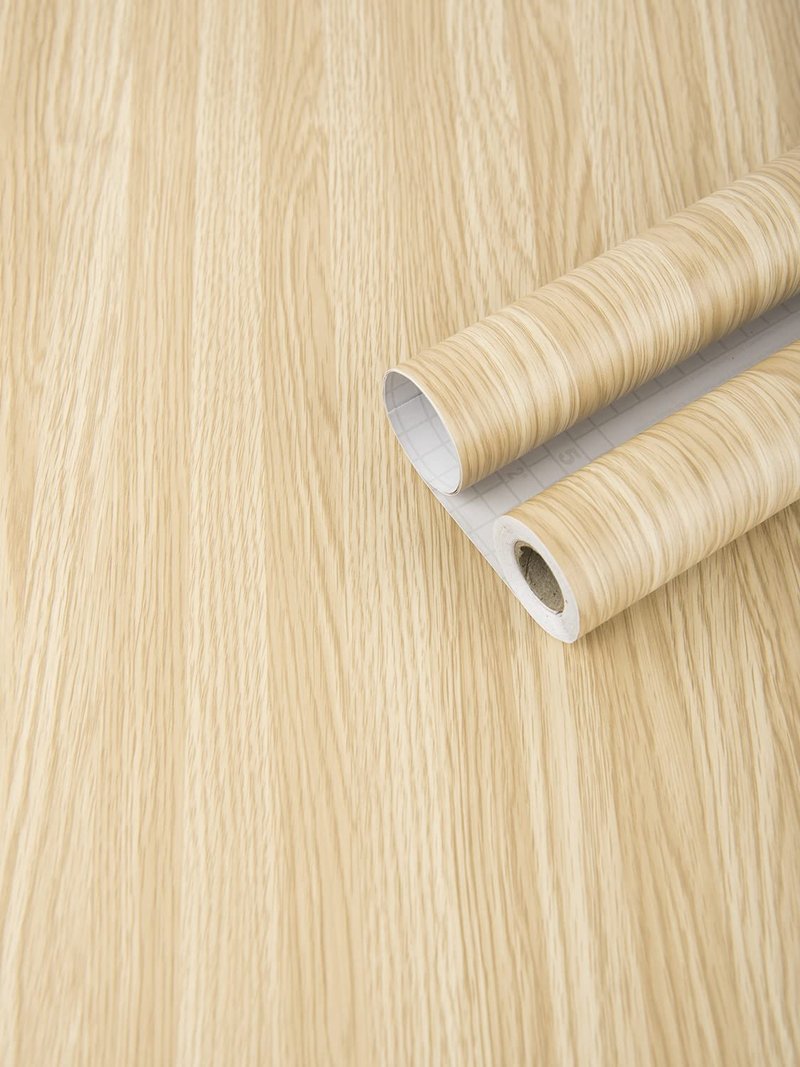 Art3d 120"x17.3" Peel and Stick Wallpaper - Decorative Self Adhesive Contact Paper for Cabinets Countertop Shelf Kitchen Wallpaper,White-Washed