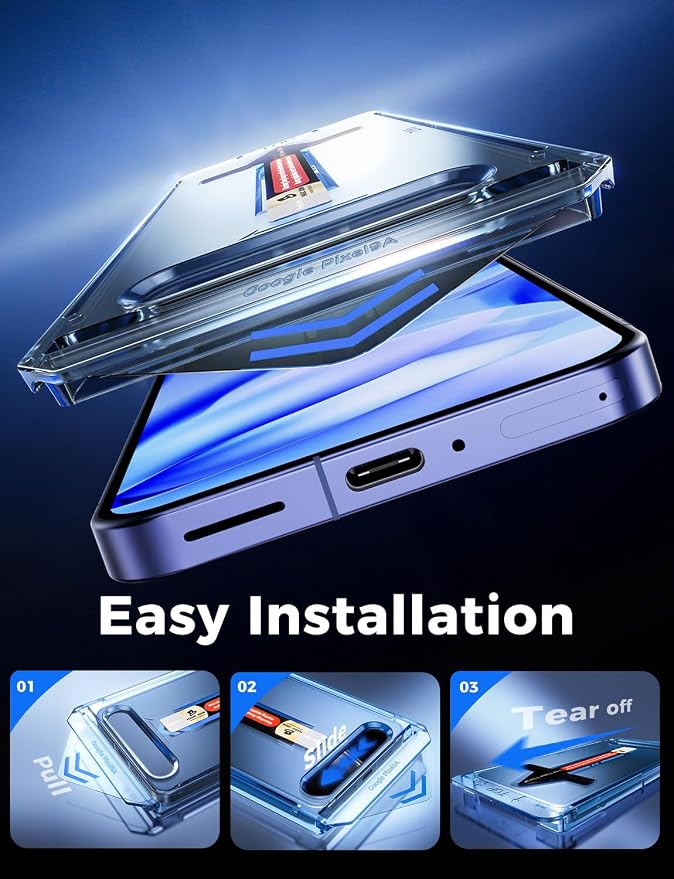 MAGIC JOHN 2 Pack for Google Pixel Google Pixel 10 Pro XL Tempered Glass Screen Protector Auto Dust-Elimination Bubble Free HD Clear Easy Installation