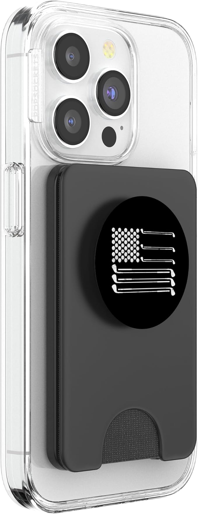 Golf American Flag Golfing Ball July 4th PopSockets Adhesive PopGrip
