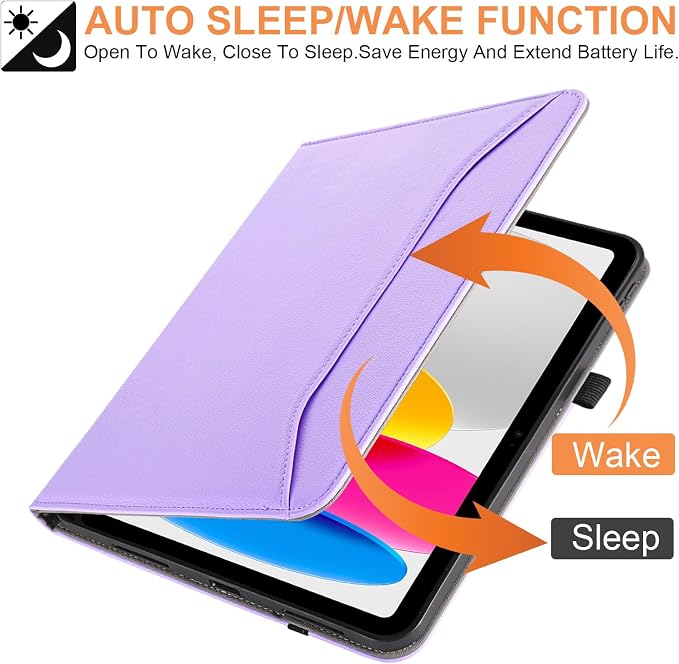 for iPad A16 Case 11 Inch 2025Cover for iPad 10th 11th Generation Case with Pencil HolderBlack