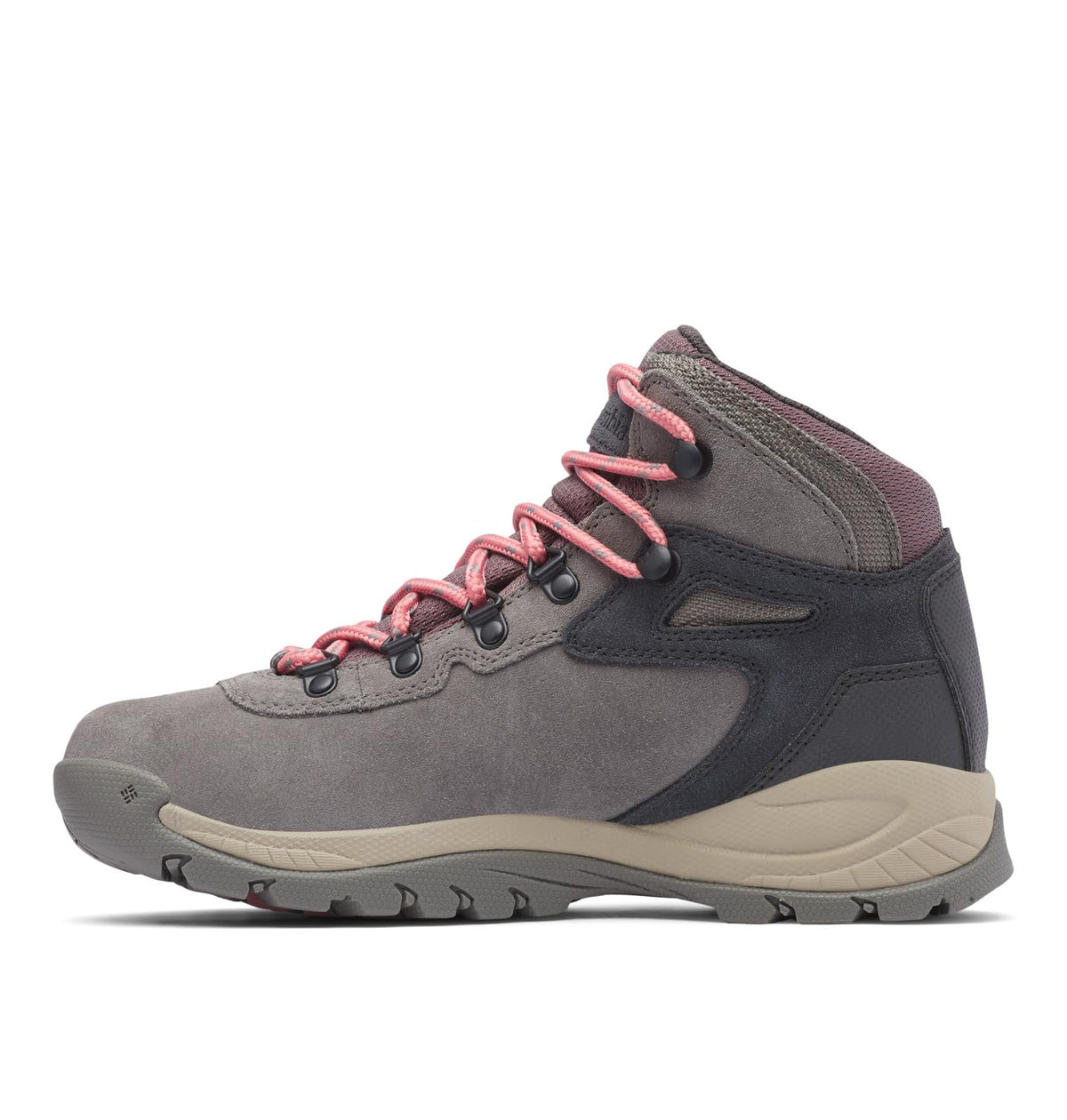 Columbia Womens Newton Ridge Plus Waterproof Amped, Stratus/Canyon Rose, 6.5