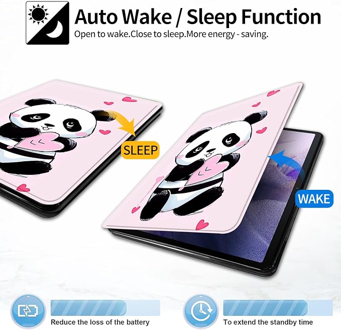 Case for iPad (A16) 11th Generation 11 Inch (2025)iPad 10th Generation 10.9 Inch (2022)PU Leather Slim Standing Smart Coverwith Auto Sleep/WakeBall on Fire
