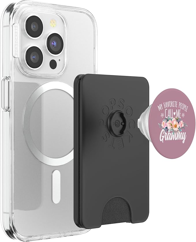 My Favorite People Call Me Grammy Floral Birthday Grammy PopSockets PopGrip for MagSafe