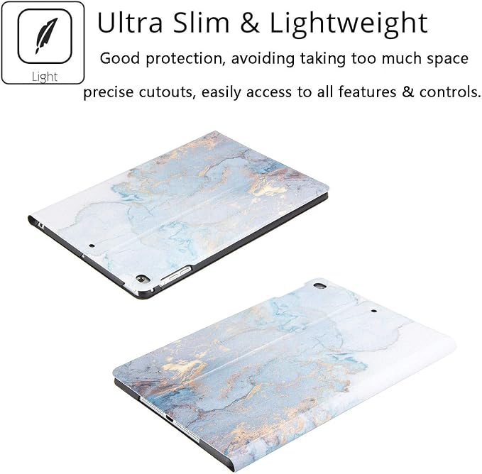 for iPad Air 3 10.5 inch Case 2019 (3rd Generation) &amp iPad Pro 10.5 2017 Cover with Stand/Pencil Holder/Pockets [Auto Sleep/Wake] Magnetic Smart PU Leather Cover Pink Mermaid Tail Scale