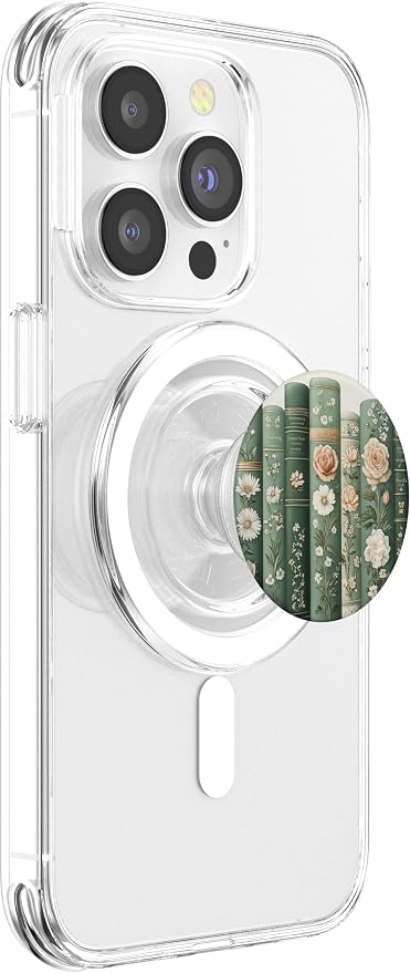 Book Reading Flower Lover Bookworm Tropical Garden PopSockets PopWallet for MagSafe