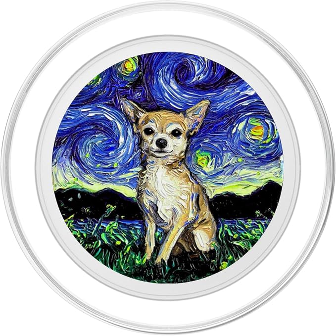 Cute Chihuahua Art Design Best Trendy Gift For Dog Lovers PopSockets Adhesive PopGrip