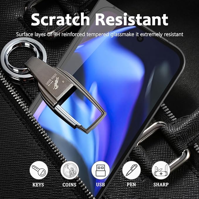 for iPhone 17 Pro Max Back Screen Protector Flexible Film Not Glass with Camera Lens Protector 2+2 Pack Self-Healing Anti Scratch HD Clear Soft TPU Protective Hydrogel Film