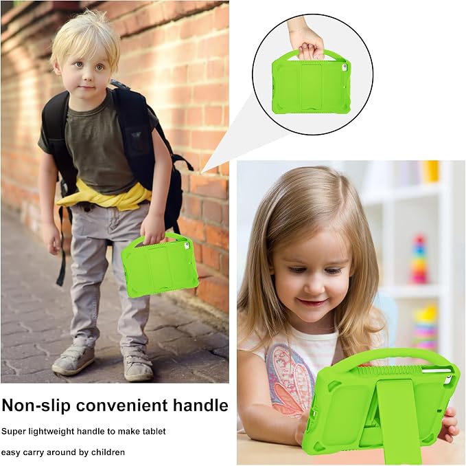 Kids Case for iPad mini 5 4 3 2 1Shockproof Protective Silicone Cover for Apple 7.9 inch Kids iPad mini/Mini 2/Mini 3/Mini 4/Mini 5 Case with Stand Handle (Blue)