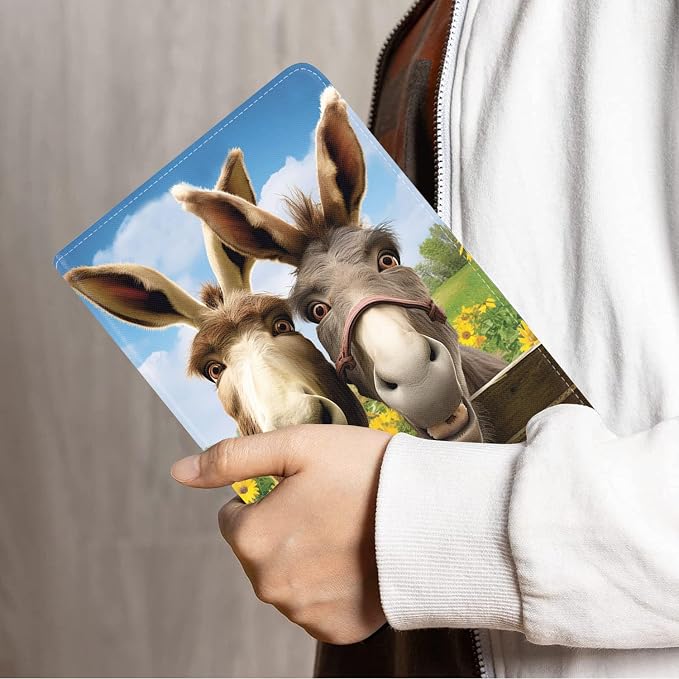 Case for Samsung Galaxy Tab S10 Lite/ S10 FE/ S9 FE 5G 10.9 Inch/ S9 11 Inch - Slim PU Leather Folding Stand Folio Cover with Auto Sleep/Wake - African American Girl