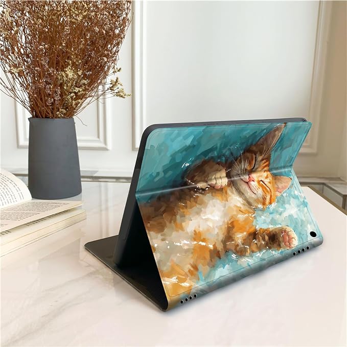 DEGDFSGR for Amazon Fire HD 10 Tablet 10 Plus Tablet Case (13th/11th Generation 2023/2021 Release) with Adjustable StandAuto Sleep/Wake for Kindle Fire 10 Case 10.1 inchAmerican Flag Sunflower Cross