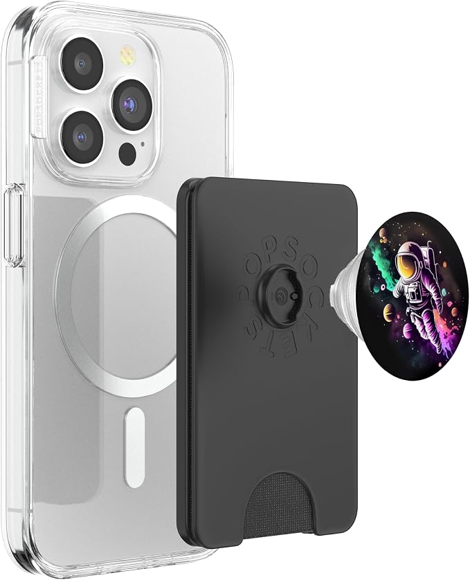 Space Astronaut and the planets PopSockets Adhesive PopGrip