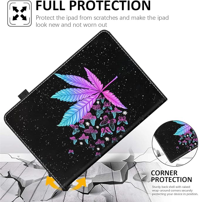 Case for All-New Amazon Fire HD 10 and 10 Plus Tablet (13th/11th Generation 2023/2021 Release) 10.1 - Slim Fit Standing Cover with Auto Sleep/Wake，Wolf