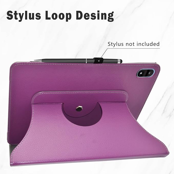 LiuShan Compatible with OnePlus Pad 3 Case360 Degree Rotation Stand PU Cover for OnePlus Pad 3 13.2 Android Tablet（Not Fit Other TabletBlack