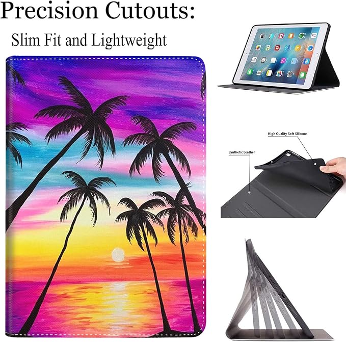 Case for ipad 10th Generation 10.9 inch 2022 iPad 10thMulti-Angle Stand Smart Protective Cover Shockproof Case Auto Sleep/Wake Smoke Flag of Mexico Flag
