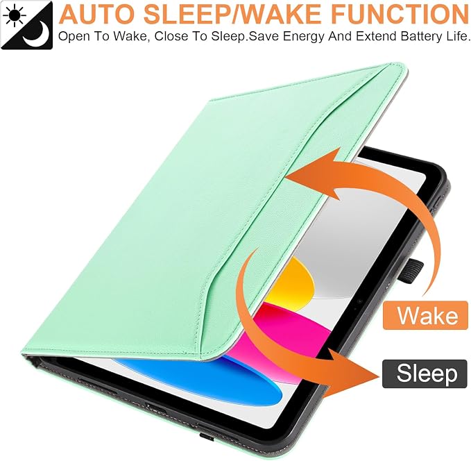 for iPad A16 Case 11 Inch 2025Cover for iPad 10th 11th Generation Case with Pencil HolderBlack