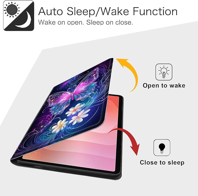 Case for Samsung Galaxy Tab A11 Plus 2026 &amp Galaxy Tab A9+ 11 Slim Smart Stand Cover with Auto Wake/Sleep Shockproof Protective Shell for Work &amp School Astronaut