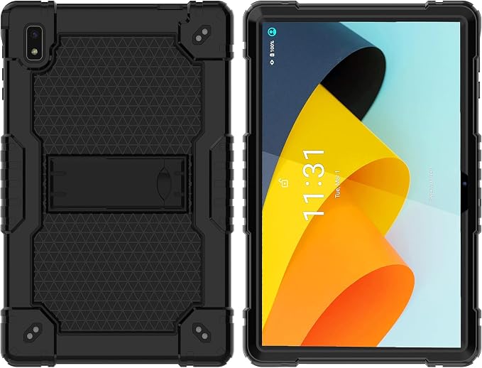 case for BYYBUO SmartPad A10_L 10.1 inch Android Tablet Shockproof Kids Friendly Protective Case+Shoulder Strap Kickstand for BYYBUO SmartPad A10 10.1 inch Tablet (Black)