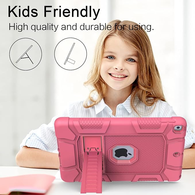 Azzsy Case for iPad 9th Generation/iPad 8th Generation/iPad 7th Generation (10.2 Inch 2021/2020/2019 Model) Heavy Duty Shockproof Rugged Protective Case for iPad 10.2 inch Alpine Green