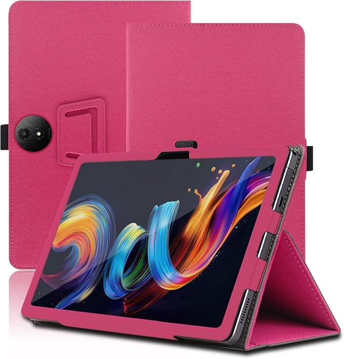 Case for TCL Nxtpaper 11 Plus 11.5 inch TCL Nxtpaper 11 Plus Tablet Case Folding Stand Protective Cover with Pencil Holder and Wrist Strap Full Protection. (Black)