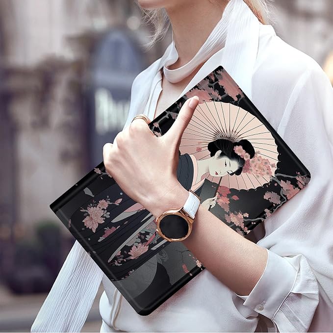 FUYOCWE for iPad Pro 13 Inch Case (M47th Generation2024 Model A2925A2926A3007)PU Leather Slim Folding Stand Case for iPad 13 7th GenAuto Sleep Wake Cover -A Dream Catcher Wolf