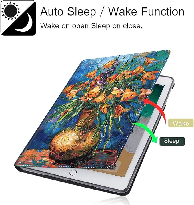 Case for New iPad (A16) 11th Generation 11 Inch 2025for iPad 10th Generation 2022 10.9 Inch Multi-Angle Stand Smart Cover Shockproof with Auto Wake/Sleep ，Starry Sky