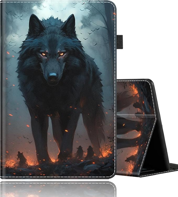 Case for All-New Amazon Kindle Fire HD 8 &amp 8 Plus Tablet (12th Generation/10th Generation 2022/2020 Release) 8 Durable Shockproof Protective Cover，Pug Weightlifting