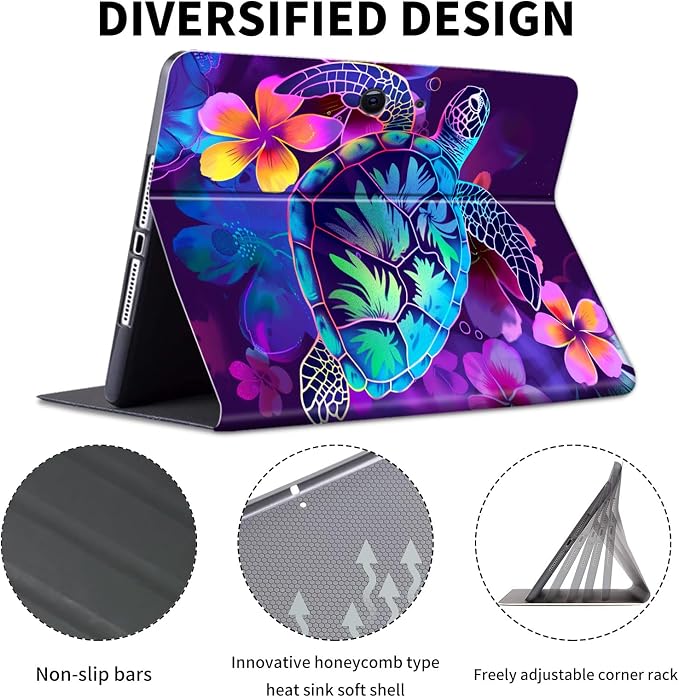 Case for Microsoft Surface Pro 11/10 / 9 13 InchPU Leather Cute Slim Folio Adjustable Stand Cover Case for Surface Pro 11th Edition AIArt Red Dragonfly