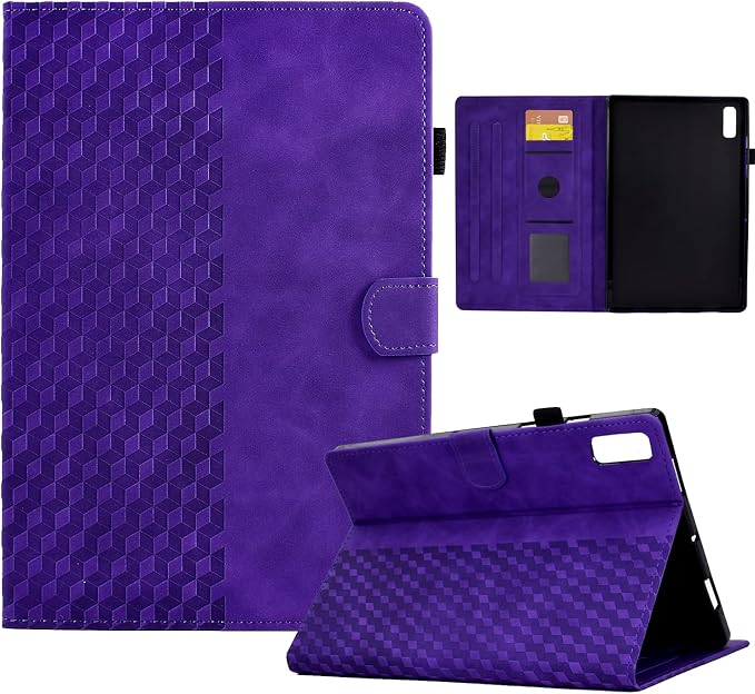 Case for Lenovo Tab M11/Tab K11 LTE 11 2024 Cover (Model:TB330FU) Magnetic PU Leather Folio Adjustable Stand Case Foldable Card Holder Multi-Angle Lenovo Tab M11Black
