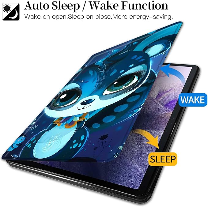 Case for Kindle Fire 7 Tablet (12th Generation 2022 Release) Baseball Theme 360 Degree Rotating Stand Protective Cover with Auto Sleep/Wake for Fire 7 2022 Tablet