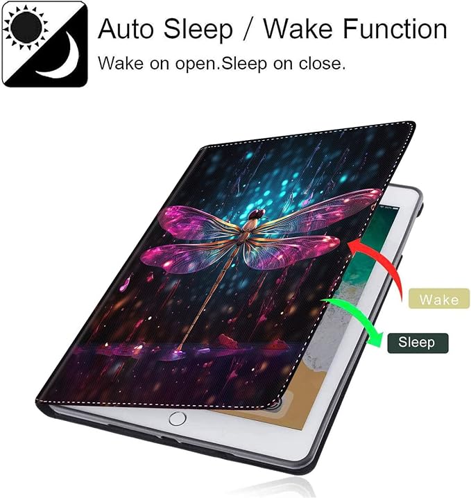 Case for Samsung Galaxy Tab S10 FE Plus 5G Multi-Angle Stand Smart Cover Shockproof with Auto Wake/Sleep for Galaxy Tab S10 FE+ 13.1 Inch (SM-X620/SM-X626B) 2025 Magic Mushrooms Fungus